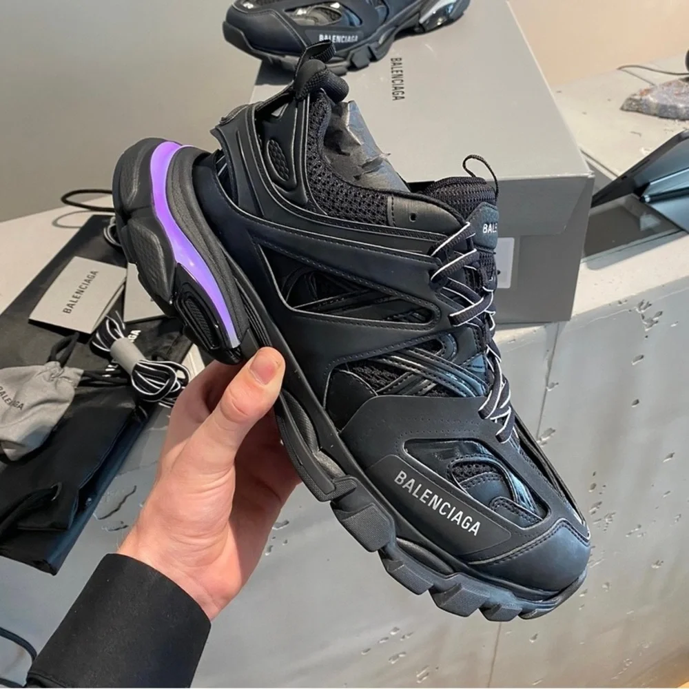 Balenciaga | Shoes | Balenciaga Tracks Led Black Size Eu 44 | Poshmark